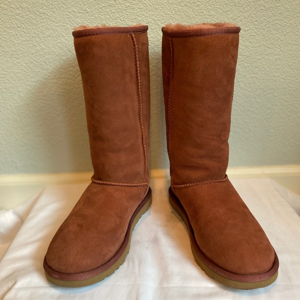 UGG classic dusty rose color tall boots